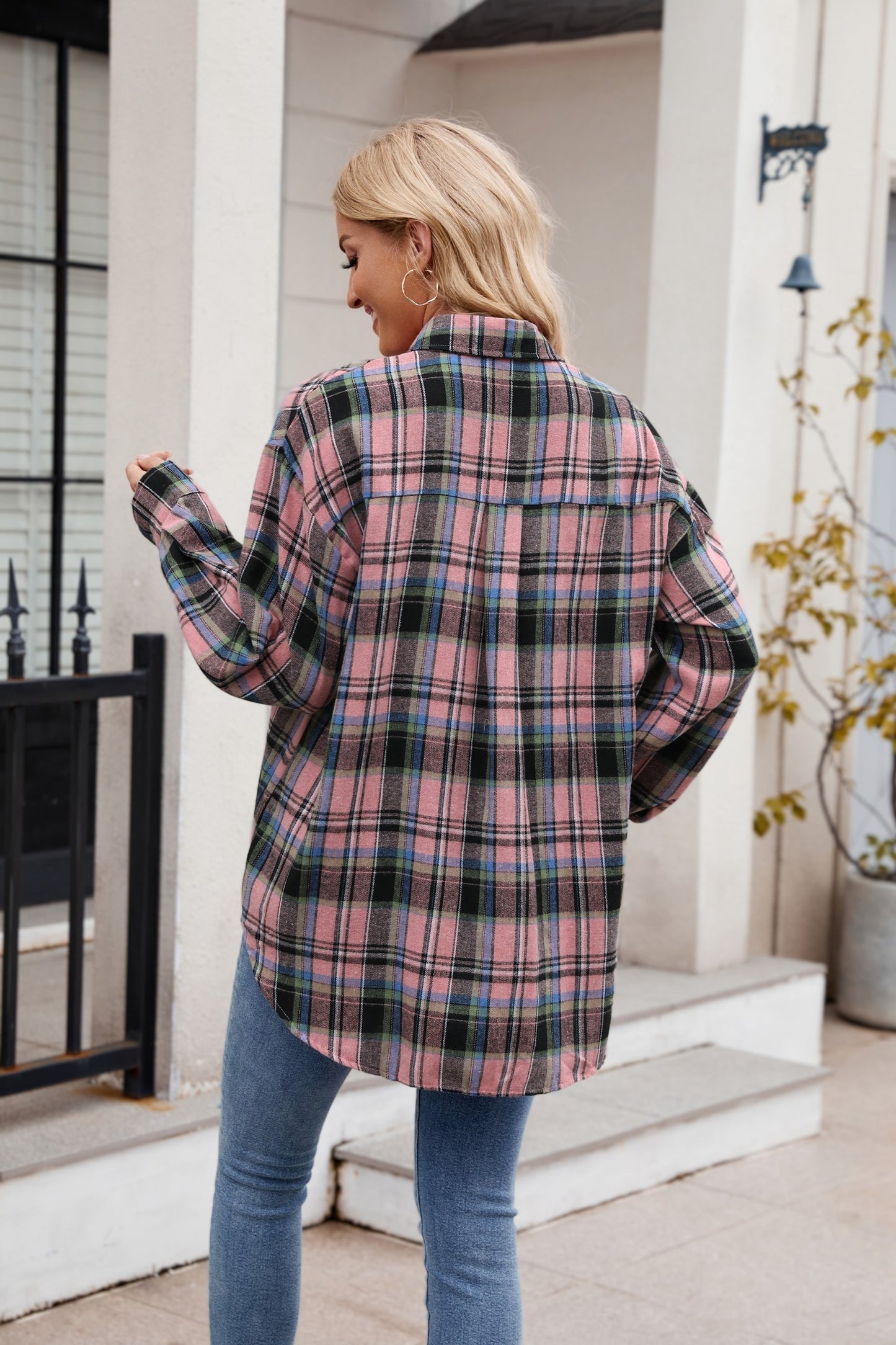 Drop Shoulder Flannel