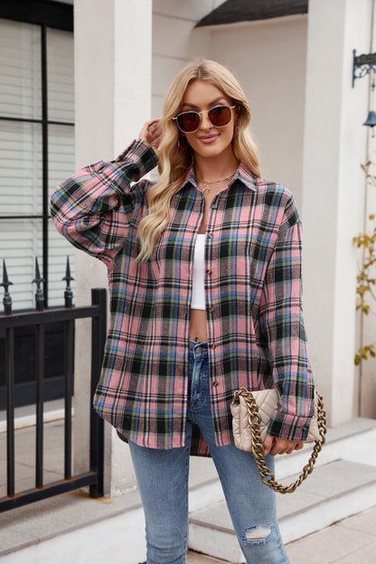 Drop Shoulder Flannel