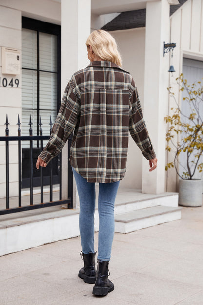 Drop Shoulder Flannel