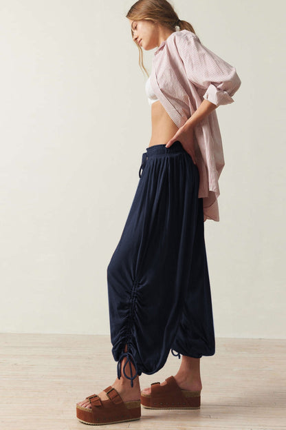 Drawstring Ruched Pants