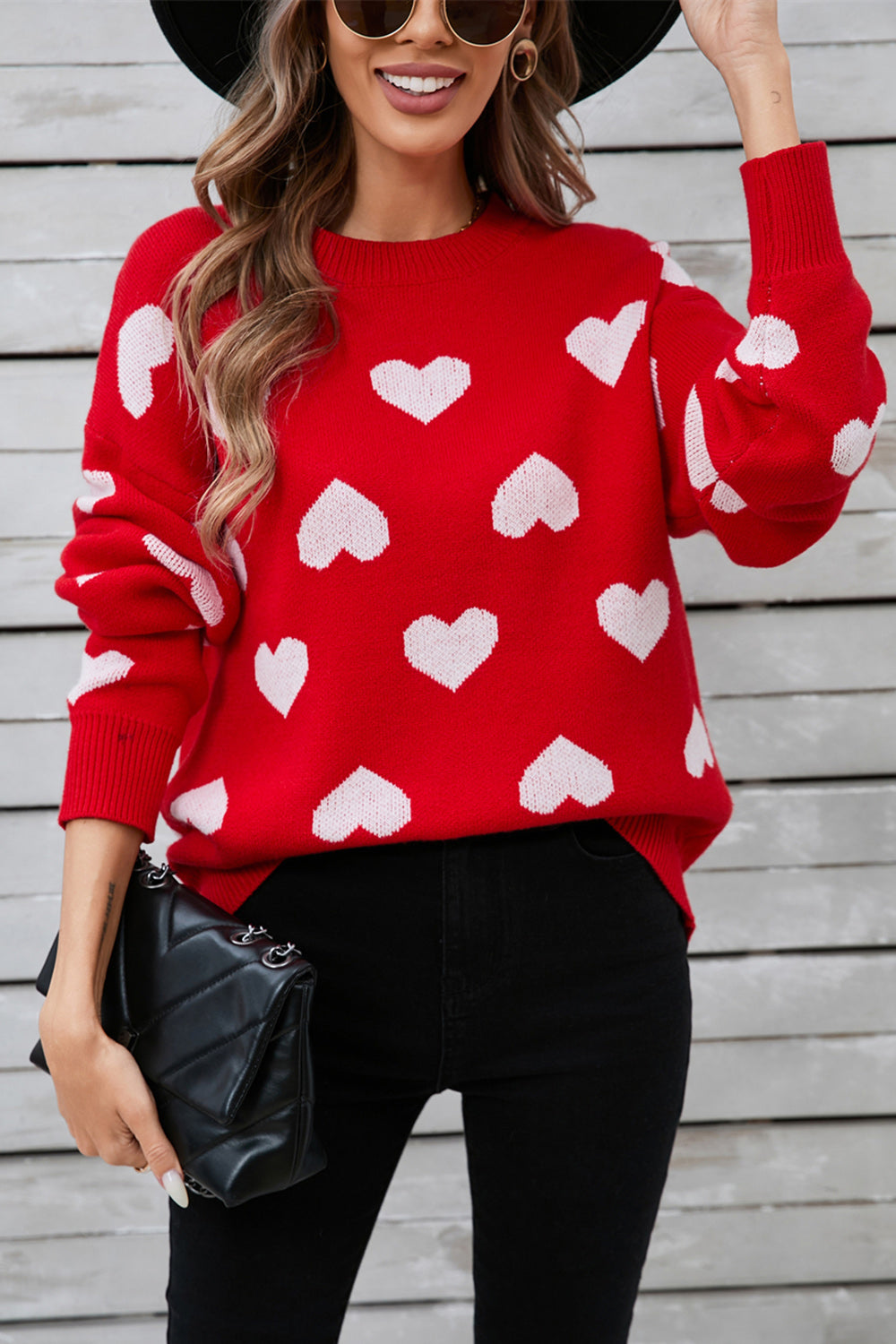 Red Heart Sweater