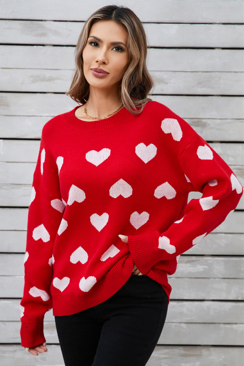 Red Heart Sweater