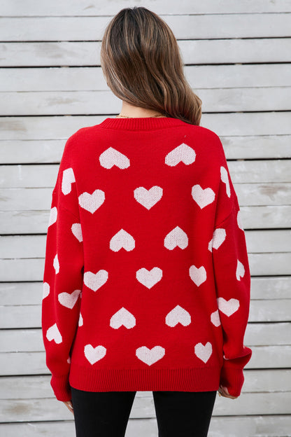 Red Heart Sweater