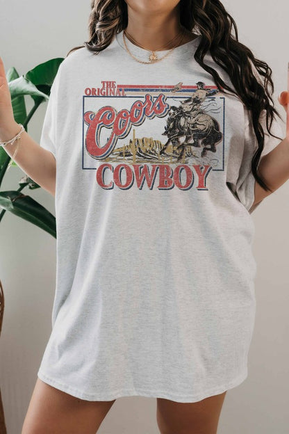 Coors Cowboy Oversized Graphic Tee