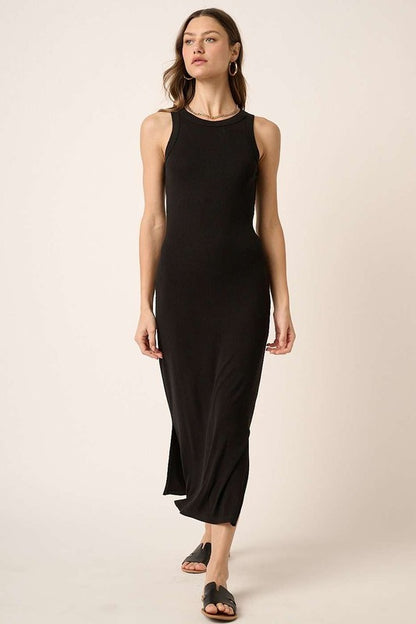 Rib Knit Tank Maxi Dress