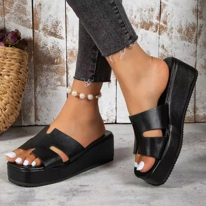 Open Toe Wedge Sandal